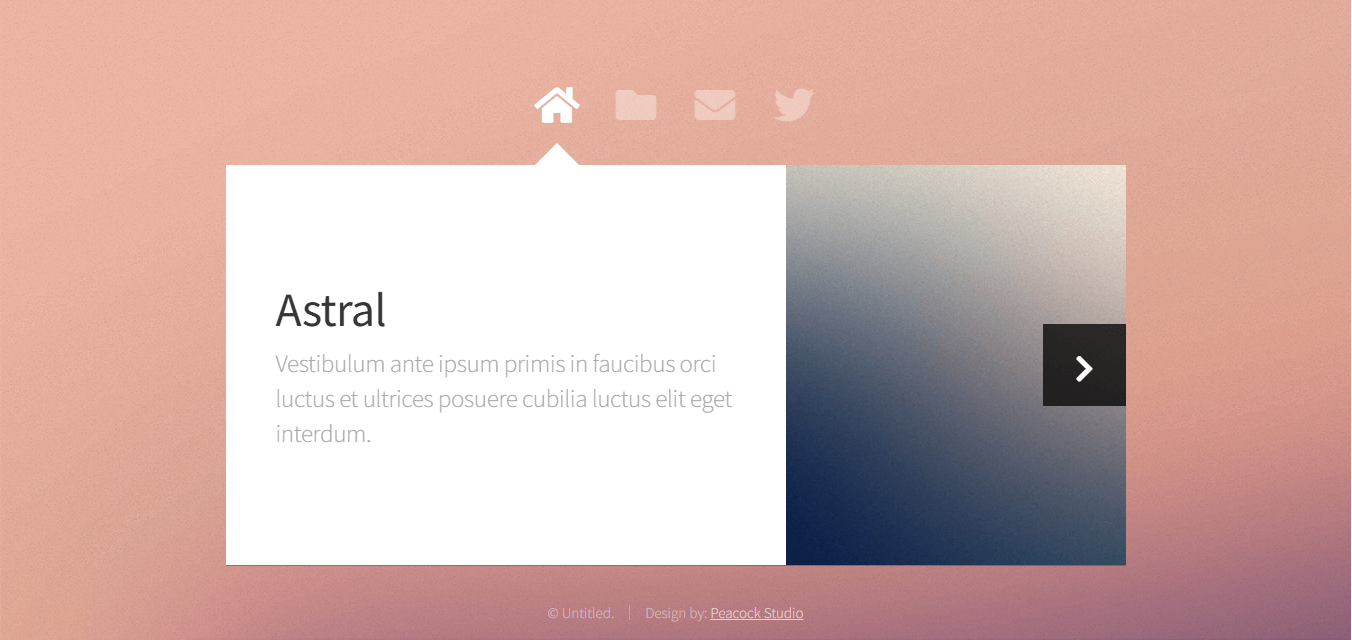 Website design project for astral